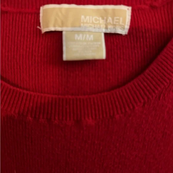 Michael Kors Red Dress with hem imperfection see pics - Picture 2 of 4